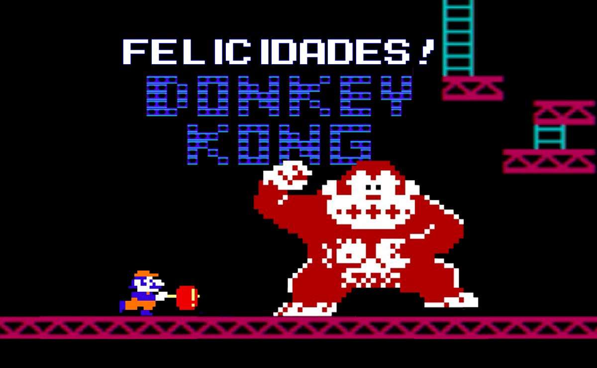 Felicidades 40 aniversario Donkey Kong