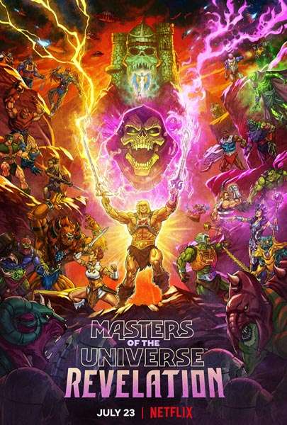 Poster oficial de Masters del Universo: Revelaciones (serie del universo de He-Man)