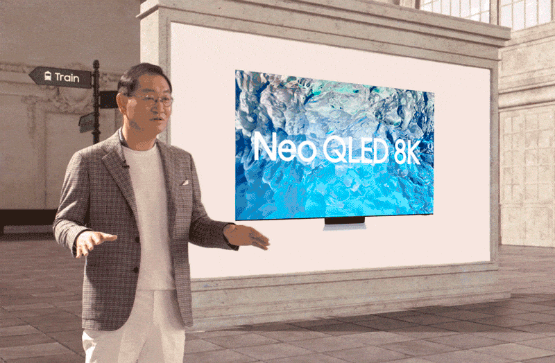 Jong-Hee presentó la Samsung Neo QLED 8K 2022 de Samsung