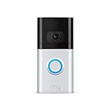 Ring Video Doorbell 3 – con video 1080p HD, detección de movimiento mejorada y fácil instalación